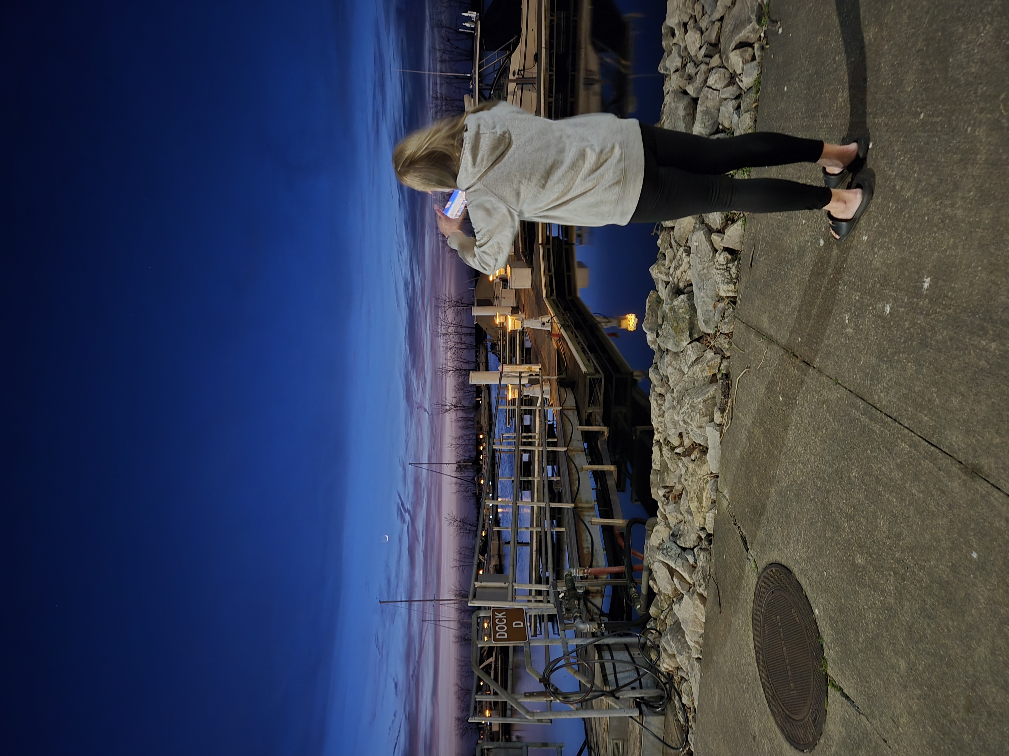 Cleveland marina night dock Pro-Tek Fishing