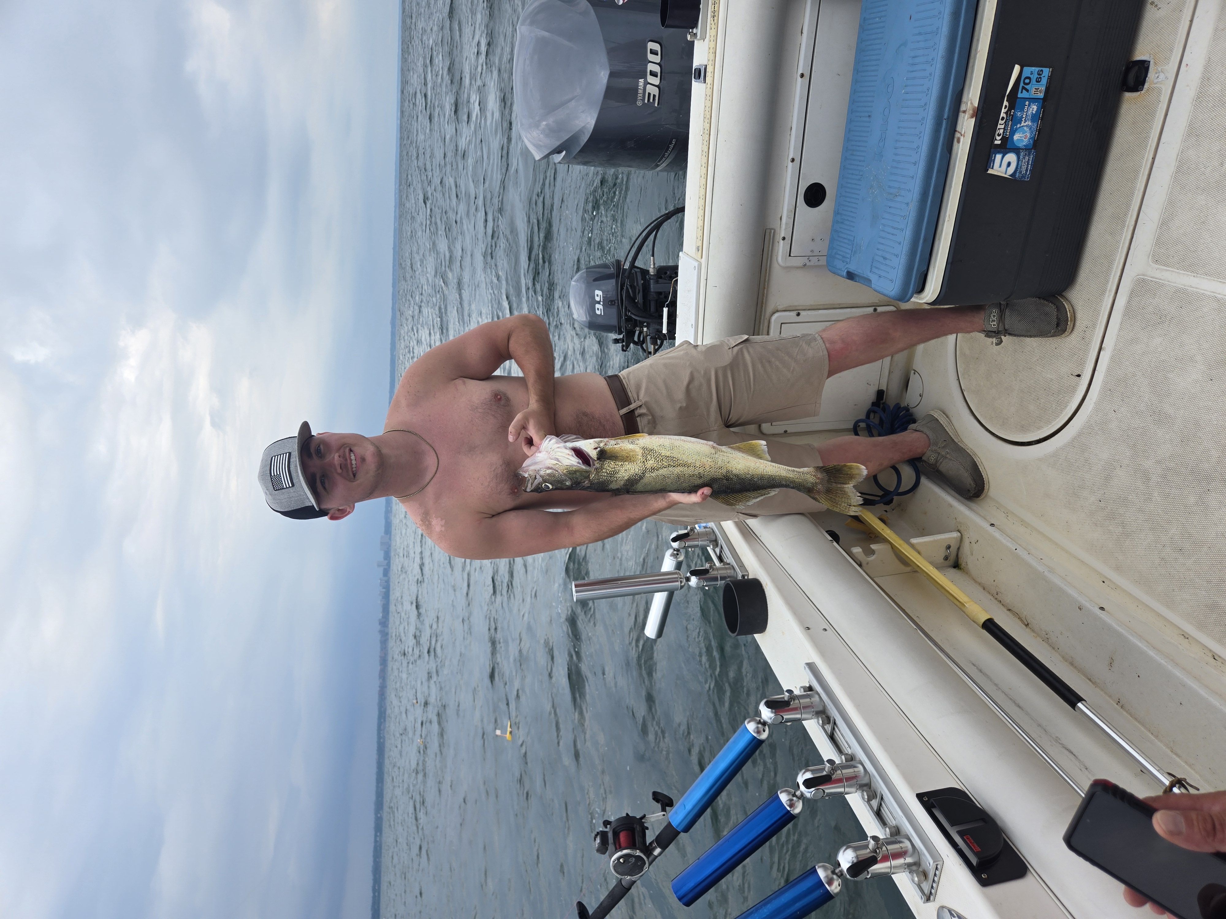 Walleye catch Lake Erie Pro-Tek charter