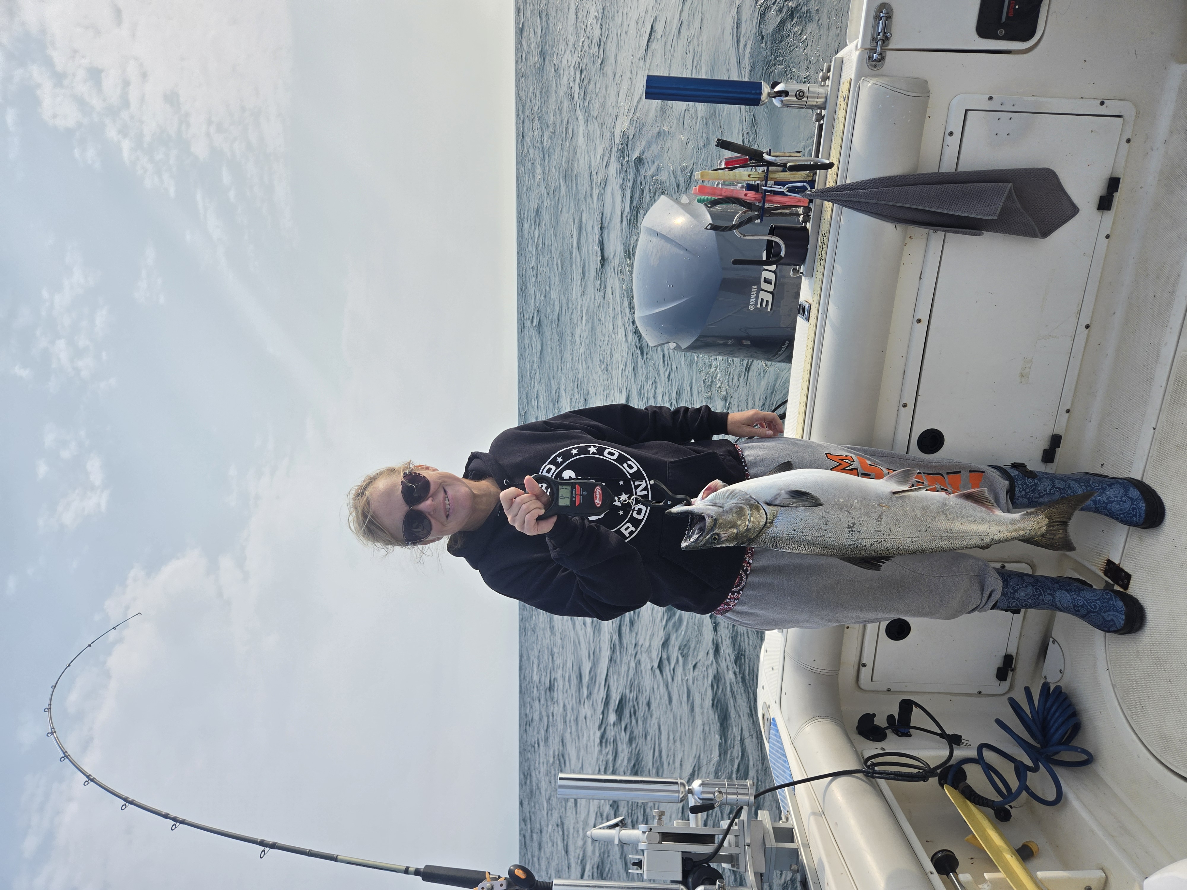 Salmon fishing charter Olcott NY Lake Ontario