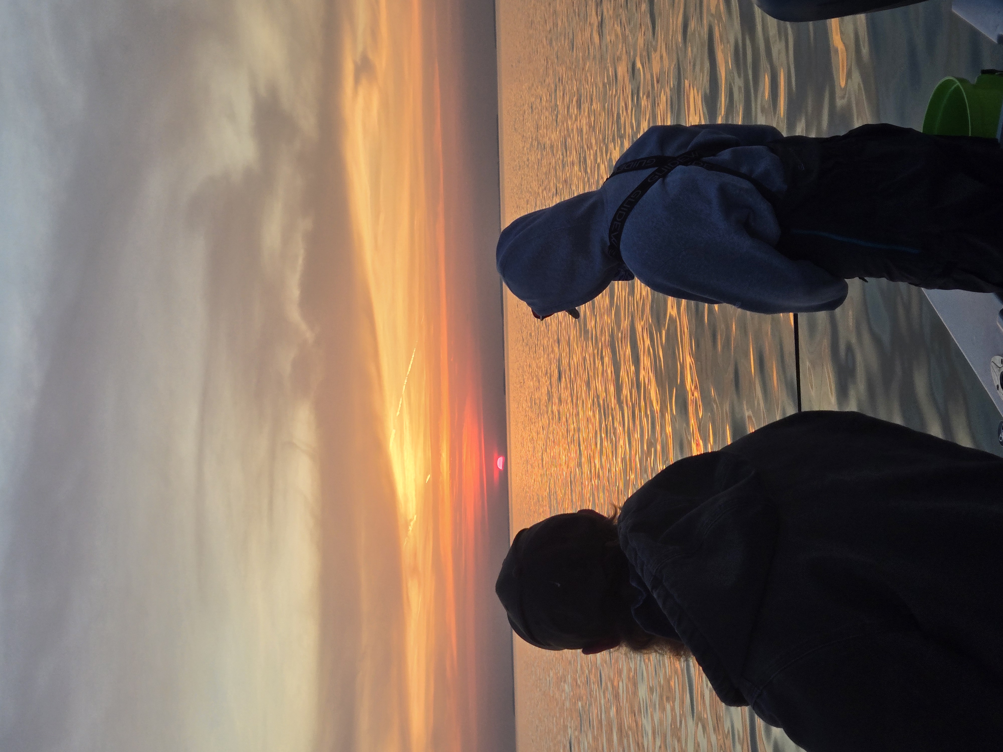 Lake Erie sunrise Pro-Tek charter