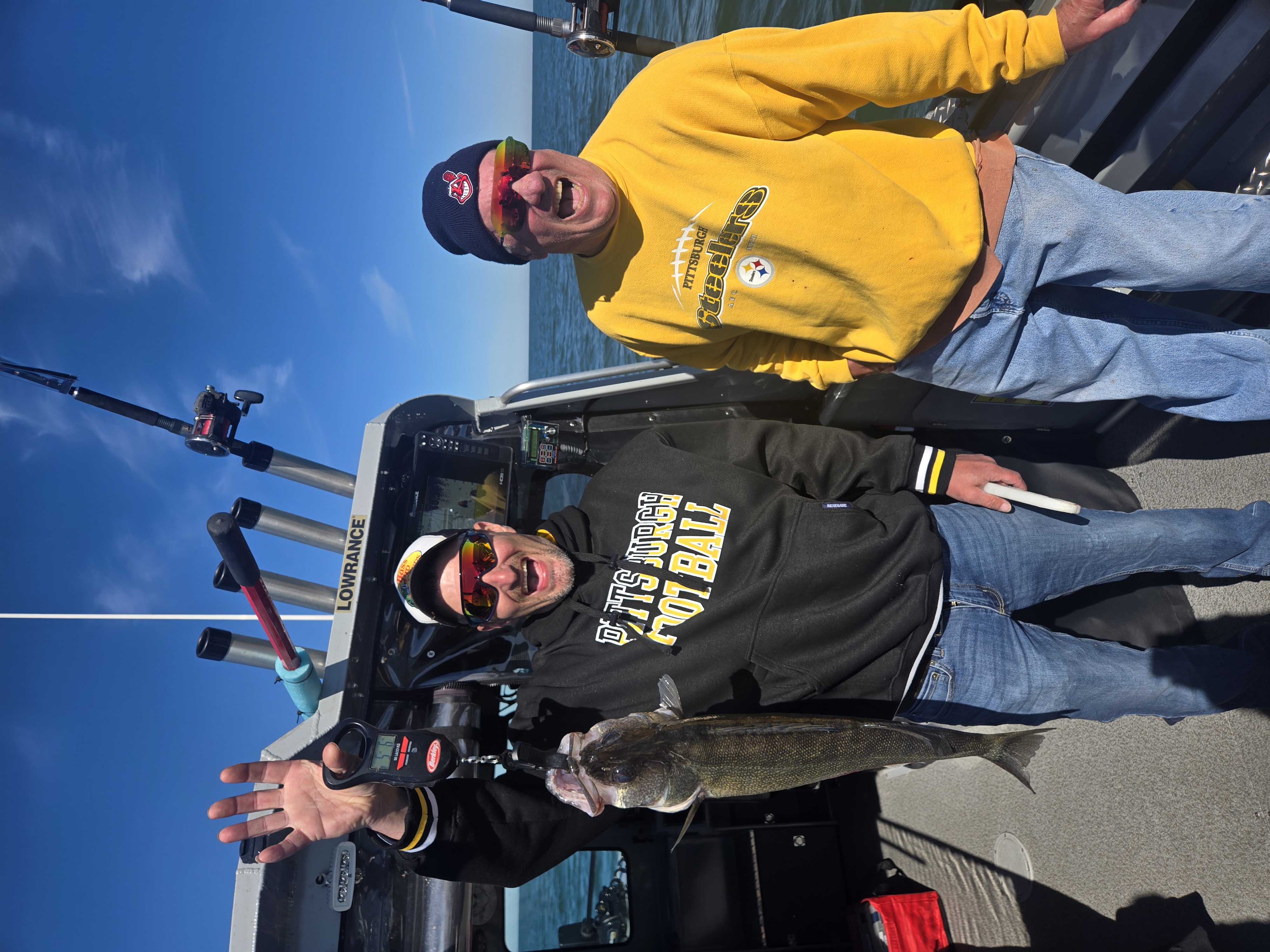Walleye fishing charter Lake Erie Cleveland Ohio